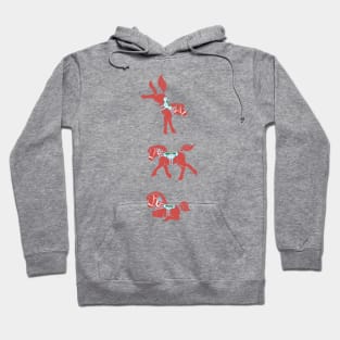 Lovely Little Dala Horses Hoodie